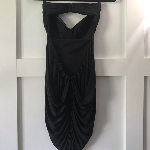NWOT Gorgeous black strapless dress - Picture 5 of 9